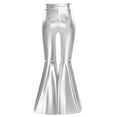 thumbnail image 6 of Alvivi  Girls Sequin Dance Outfit Metallic Crop Top with Bell-Bottom pants Jazz Performance Outfit 5-16 Years Silver 12, 6 of 7