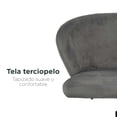 thumbnail image 4 of Silla de Oficina Top Living Terciopelo Gris Oscuro, 4 of 6
