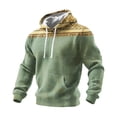 thumbnail image 2 of Gamivast Plus Size Men's Pullover Hoodies Ethnic Long Sleeve Crewneck Work Sweatshirts Soft Loose Casual Daily Office & Weekend Vacation Wear, 2 of 4