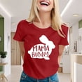 thumbnail image 2 of MuXiKeJi Clothes Womens Easter Shirts Easter's Day Cartoon Rabbit Short Sleeve T-Shirt Summer Tops Graphic Tees Tops, 2 of 5