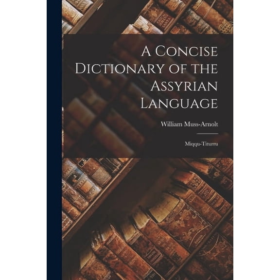 A Concise Dictionary of the Assyrian Language (Paperback)