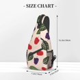 thumbnail image 3 of ZICANCN Crossbody Sling Bags for Women Men,Raspberry Leaf Illustration Casual Shoulder Backpacks for Travel Sport Climbing Runners Daypack, 3 of 9