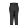 thumbnail image 7 of Stamzod Women's Activewear Leggings Summer Solid Color High Waisted Stretch Capri Leggings Casual Slim Fitting Plus Size Workout Leggings for Women Black C XXL, 7 of 7