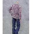 thumbnail image 3 of Ropa A Escala 1/6 Para Figura De 12" Camisa Vaquera De Manga Larga A Cuadros Rojos Sunnimix La figura de acción Ropa, 3 of 7