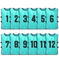 thumbnail image 1 of Chaleco 12 PCS Adultos Fútbol Pinnies Jerseys del equipo de fútbol de secado rápido Deportes juvenil Tomshoo Chaleco, 1 of 7