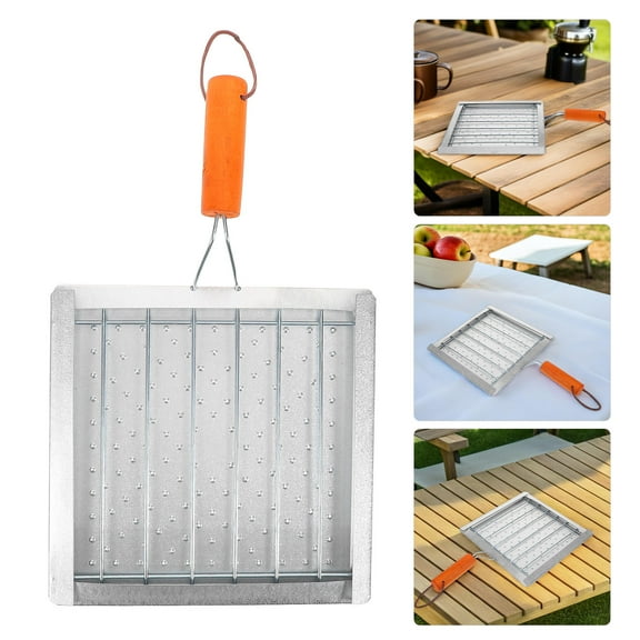 SWETRACE Folding Camp Stove Toaster Grilling Rack Silver Stainless Steel 1Pcs For Baking
