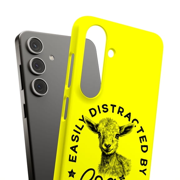 For Samsung Galaxy S25, Hard Shell, Distracted Goat Print, USA
