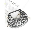 thumbnail image 3 of PULLIMORE Mini Leopard Print Hobo Bag – Textured PU Leather, Adjustable Strap, Small Crossbody Purse for Women, 3 of 7