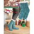 thumbnail image 6 of Slipper Fuzzy Socks for Women Fluffy Cozy Cabin Winter Warm Soft Fleece Comfy Thick Socks with Grips 1Pairs, 6 of 6