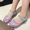 thumbnail image 2 of BOBOGOJP Cute Heart Jellies Shoes For Girls Soft Closed Toe Dress Sandals With Strap Summer Girl Outdoor Casual Pink Purple for 13, 2 of 7