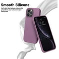 thumbnail image 2 of for iPhone 13 Pro Max Case, Silicone Shockproof Slim Thin Phone Case for iPhone 13 Pro Max 6.7 inch (Lilac Purple), 2 of 15