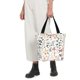 thumbnail image 5 of Fotbe Watercolor Floral Bolsa de Playa con Estampado, Bolsa de Hombro, Bolsa de Mano Espaciosa, Bolsa de Viaje Ligera, Bolsa de Compras Versátil, 5 of 6