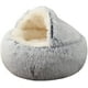 thumbnail image 1 of La cueva más nueva de la cama del gato, casa de la cama del gato del donut de la felpa de los 40cm, sofá de la almohada del animal doméstico de la piel sintética oso de fresa Electrónica, 1 of 5