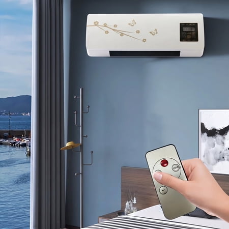 Wall Mount Air Conditioner on Clearance, Combined Cooling and Heating 5000 BTU AC Unit, Energy-saving Air Conditioner for Home Bedroom Office