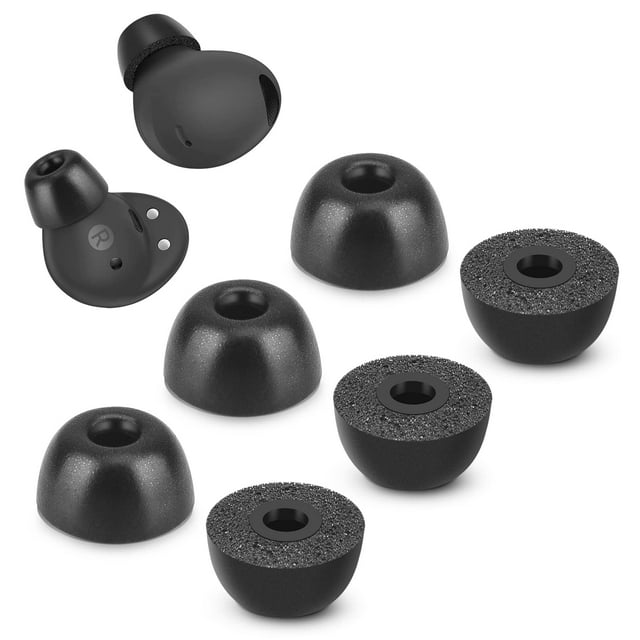 Puntas de espuma viscoelástica para Samsung Galaxy Buds 2 Pro, sin almohadillas de silicona, antideslizantes, almohadillas de repuesto para los oídos, caben en el estuche de carga, auriculares que red