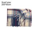 thumbnail image 2 of Fashion Long Shawl Big Grid Winter Warm Lattice Large Scarf, 2 of 5