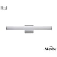 thumbnail image 4 of Maxim 52102PC 24 Po. Rail Chrome Poli LED Lampe de Bain Murale, 4 of 4