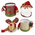 thumbnail image 4 of 2 juegos de tarros de almacenamiento para dulces navideños con bonita decoración de muñeca, caja de regalo con adorno navideño, 4 of 10