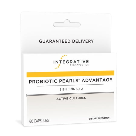 Integrative Therapeutics Probiotic Pearls Advantage - Gut Health Support with Lactobacilli & Bifidobacteria* - Non-Refrigerated - True Delivery Technology - 60 Capsules (60 Servings)