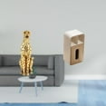 thumbnail image 2 of Escultura decorativa de dorado con dispensador de pañuelos, centro de mesa, servilletero rectangular multiusos, adorno para oficina y decorac, 2 of 8