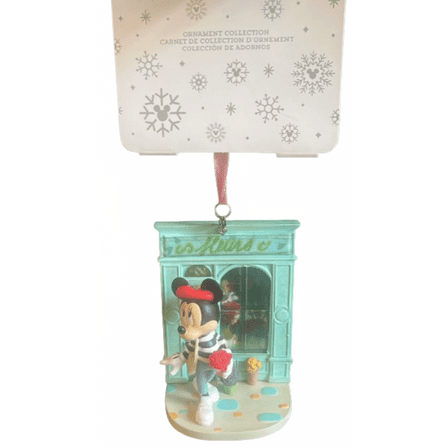 Disney Parks Epcot France Pavilion Mademoiselle Minnie Mouse Christmas Ornament