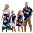 thumbnail image 1 of Trajes hawaianos a juego Cromoncent Dad & Son Luau Beach, 1 of 7