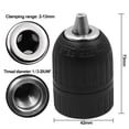 thumbnail image 2 of 2-13mm Capacity Keyless Drill Chuck Adapter, 1/2-20UN Mount Thread Impact Quick Change Conversion Tool for Air Impact Wrench, 2 of 5