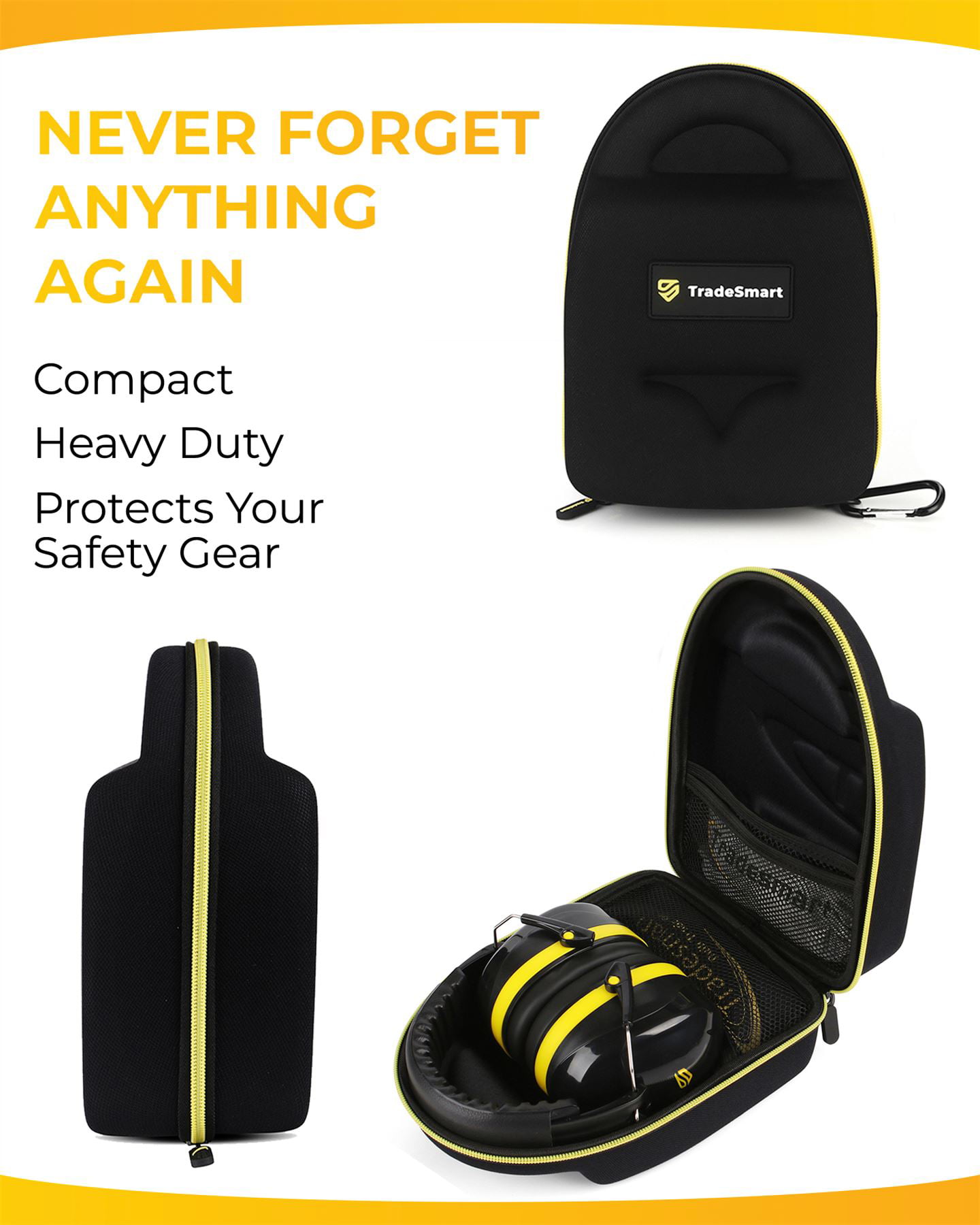 Safety Eye and Ear Protection TRADESMART Shooting Range Earmuffs and Glasses 
