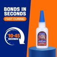thumbnail image 2 of czcpp-Super Glue Clear 30 g(1.06 oz.), Strong Fast Drying Waterproof Liquid Adhesive for Plastic, Metal, Wood, Rubber, Ceramic, Leather Repair,Rhinestone Jewelry, DIY Crafts, 2 of 4