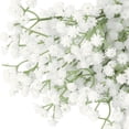thumbnail image 3 of REGALWOVEN 6 Pack Long Stem Artificial Flowers Real Touch Flower Bouquets Bulk for Wedding Floral Arrangement Party Decor White 25.2 in, 3 of 7