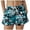 Z01-Navy, variant on Women's Flowy Shorts Beach Vacation Summer High Waist Wide Leg Casual Shorts (Bronze, S)