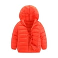 thumbnail image 5 of LYMAYTER Boys Jacket Coats for Kids Toddlers Hooded Outerwear 2-12Y Baby Solid Color Water-Resistant Winter Coat, 5 of 10