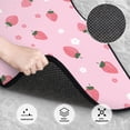 thumbnail image 3 of Yiaed Floral Strawberr Print Carpet Floor Mats for Cars, Auto Accessories Front & Rear Car Floor Mats Car Floor Foot Mat Sets of 4 Pieces, 3 of 7