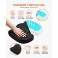 thumbnail image 5 of Premium Memory Foam Seat Cushion with Cooling Gel – Tailbone Pain Relief & Comfort Support, 5 of 11