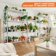 thumbnail image 4 of REIBII 5-Tier Storage Shelves Wire Shelving Unit Loads 1200lbs,35.5"Wx71"Hx14"D Heavy Duty Adjustable Storage Rack for Garage,Pantry Shelf,Kitchen Shelving,Chrome, 4 of 8