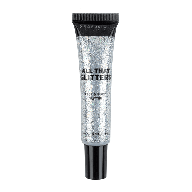 Profusion Cosmetics All That Glitters Face and Body Glitter, Long-Wearing Formula for Dazzling Looks, Festie Bestie