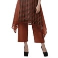 thumbnail image 5 of Moomaya Womens Kurti Kurta Pant Set Boat Neck Printed 2 Piece Dress Ethnic Wear, 5 of 6