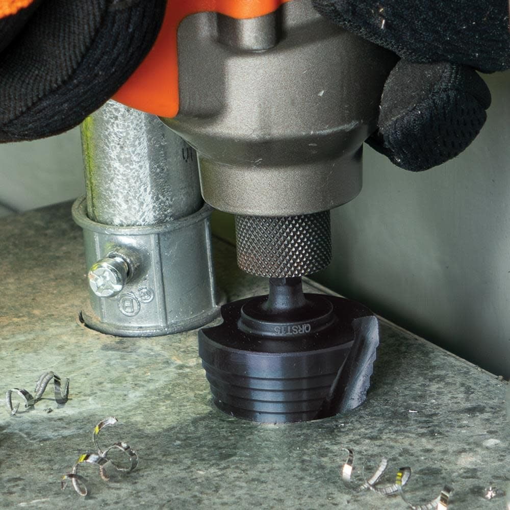 Klein Tools 7/8In To 1-3/8In Quick Release Sprial Flute Step Drill Bit