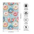 thumbnail image 2 of Fotbe Colorful Donut Toalla Premium con Patrón, Toalla de Microfibra de Secado Rápido, Ligera y Altamente Absorbente (27.5x16in), Ideal para Uso Diario, 2 of 6