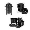 thumbnail image 4 of Double-Layer Smokeless Charcoal Grill: Oil-Free Design with Vertical Grease Capture, 360° Heat Circulation, No Flip Required for Outdoor BBQ Enthusiasts, 4 of 9