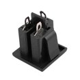 thumbnail image 3 of Unique Bargains 4Pcs AC 125V 15A US Outlet 3 Terminals Panel Mount Power Socket Black, 3 of 3