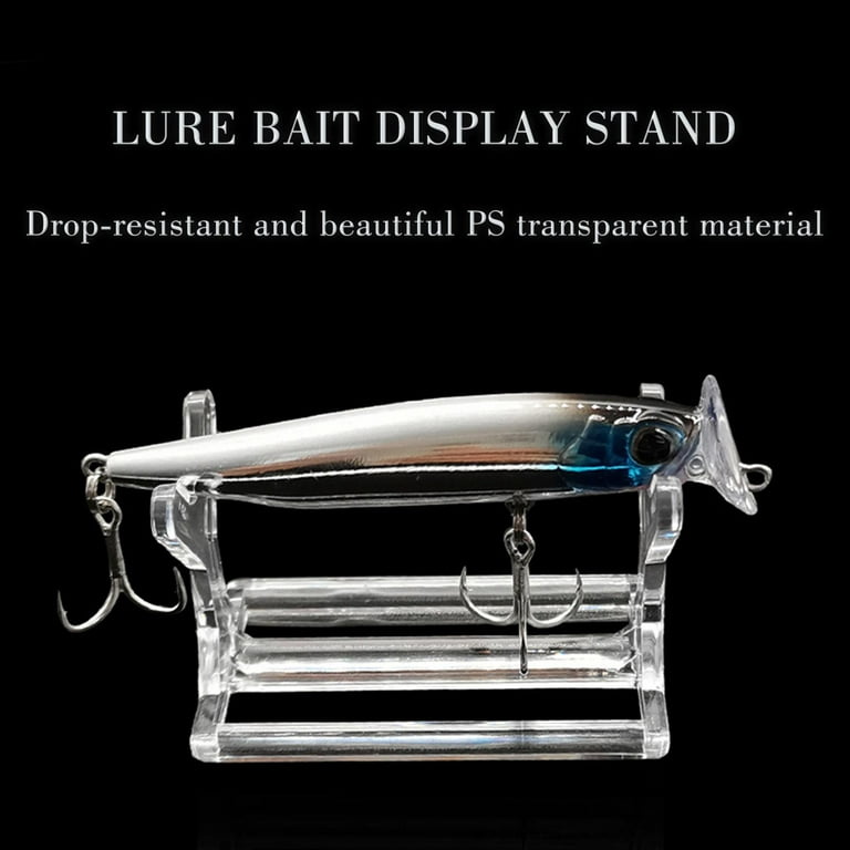 Bait Display Stand Decorative Load Bearing Clear Fishing Lure Showing Stand A8m2