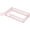 Pink, variant on Costway Twin Size Floor Bed with Door & Fence with Safety Guardrails Support Beige