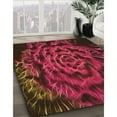 thumbnail image 2 of Ahgly Company Indoor Rectangle Patterned Brown Red Area Rugs, 2' x 5', 2 of 6