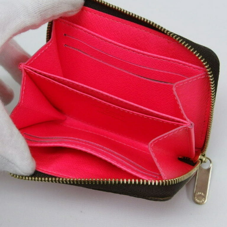 pink lv coin purse