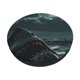 thumbnail image 1 of Disketp Moonlit Night Sky Shark Funda Redonda para Taburete, Funda de Cojín para Silla de Bar Suave y Elástica-12 inch, 1 of 7