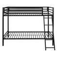 Mainstays Premium Twin over Twin Metal Bunk Bed, Black