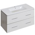 thumbnail image 1 of Imaginations Américaines 35,5 pouces W Vanity Set Blanc, 1 of 1