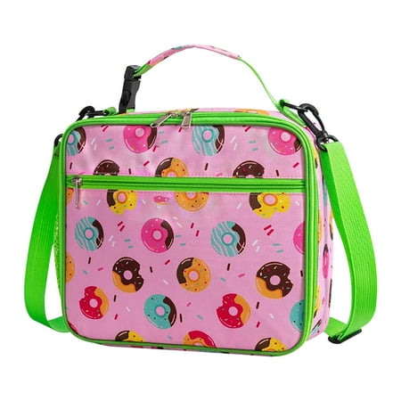 

Ampiyan Deals Women Fashion Insulated Lunch Bag Detachable Shoulder Strap Lunch Tote Bag Large Drinks Cooler Bag Leakproof Beach Bag Thermal Snacks Organize Durable Bento Box Bag for Office Worker (A)