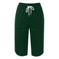 thumbnail image 4 of Summer Pants for Women Postpartum Flare High Waist Womens Fashion Pants Ladies Slim Lightweight Women Slack Womens Winter Running V Shaped Leggings for Yoga with Pockets Green S, 4 of 6